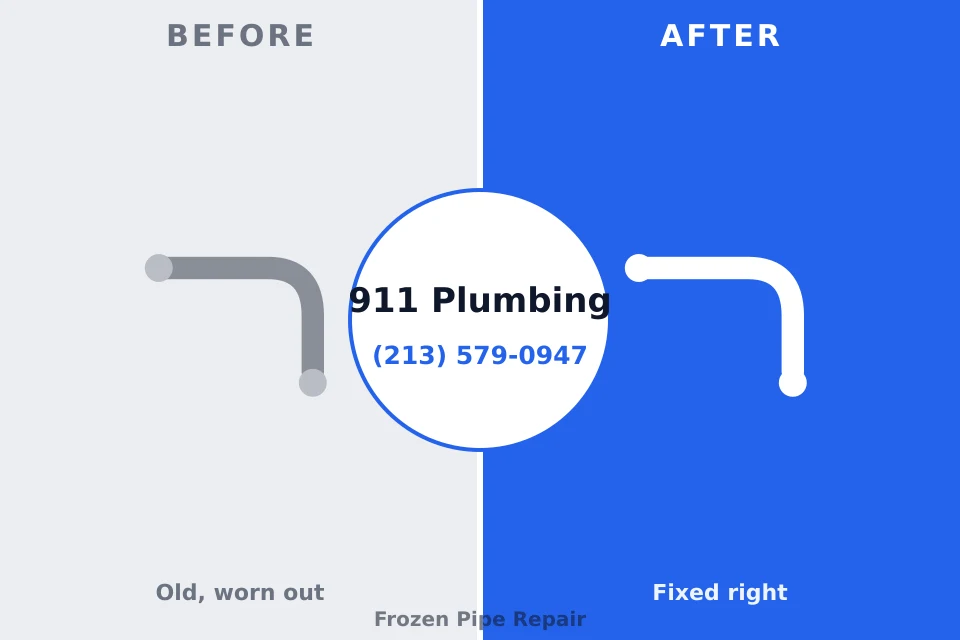 Before and after: plumbing company Byron, GA
